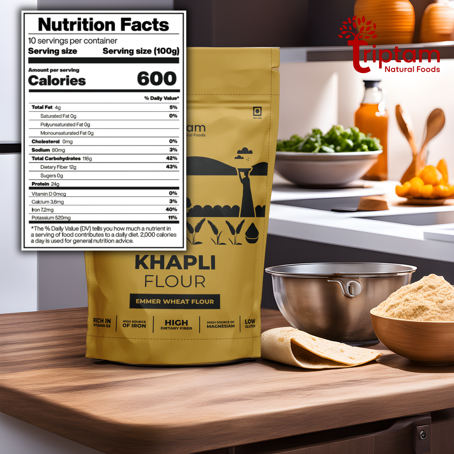 Khapli Flour