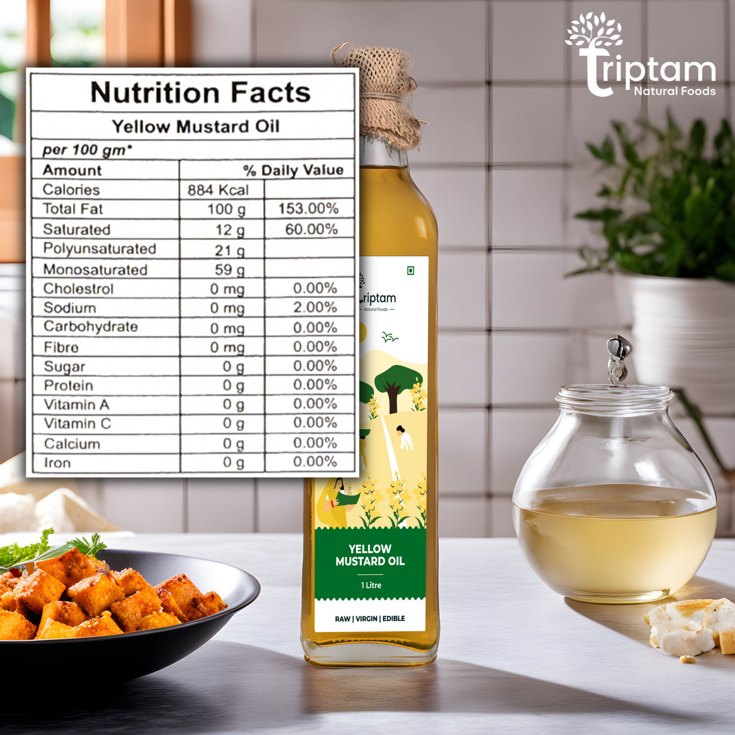 Organic Yellow Mustard Oil