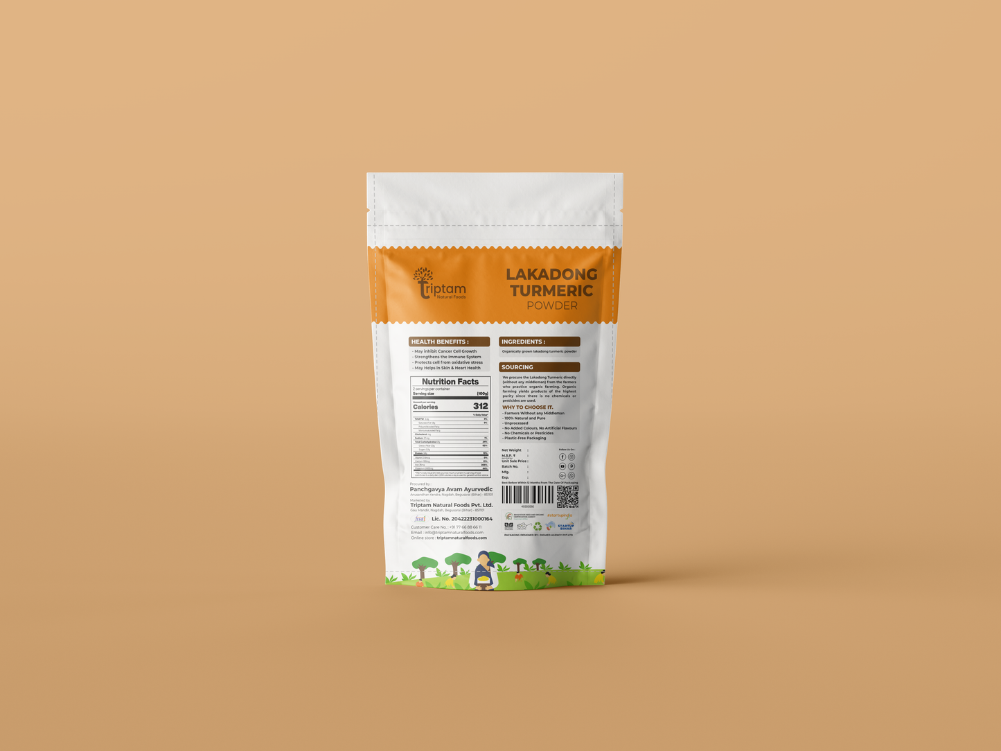Organic Lakdon Turmeric