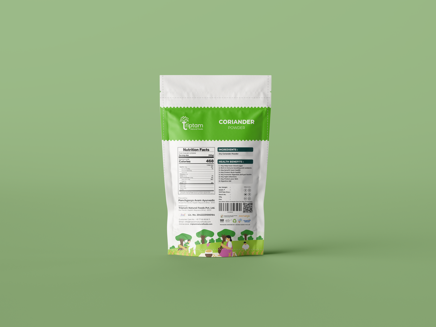 Organic Coriander Powder