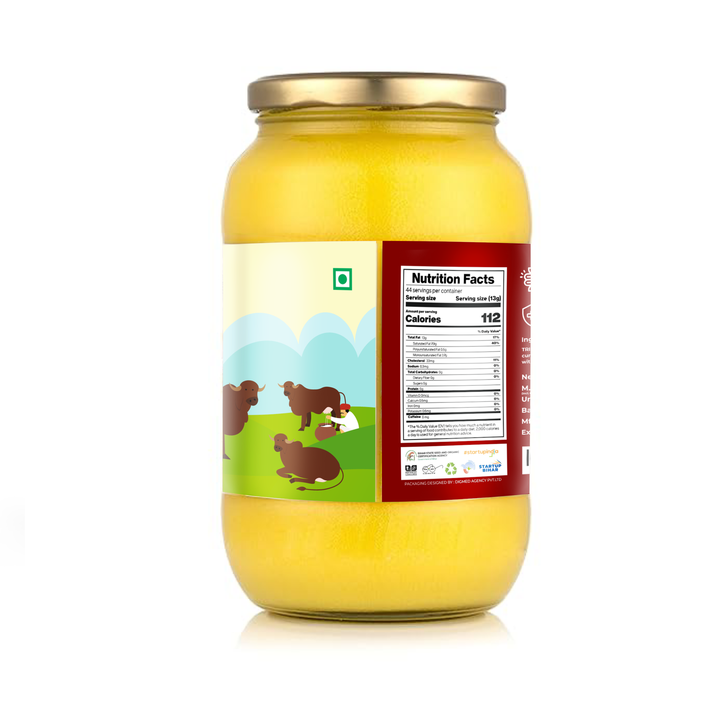 A2 Desi Cow Bilona Ghee 1,000 ML