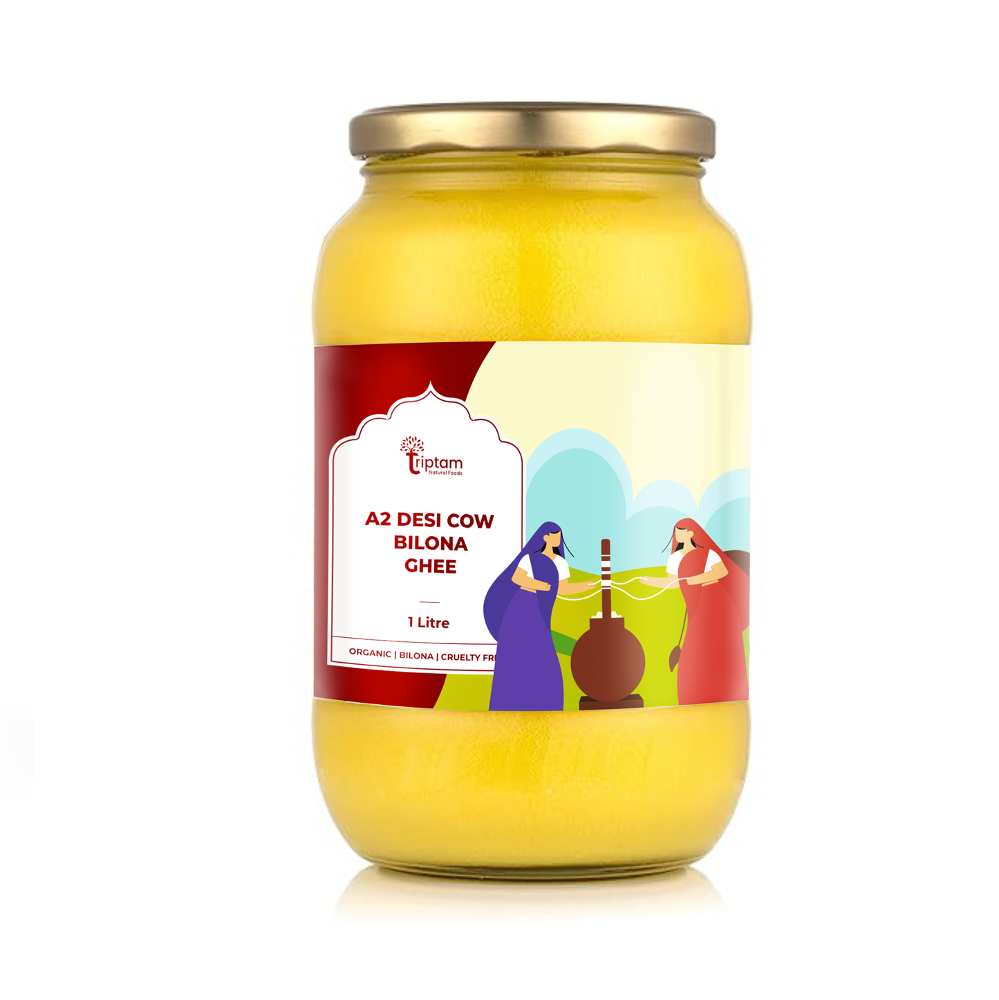 A2 Desi Cow Bilona Ghee 1,000 ML
